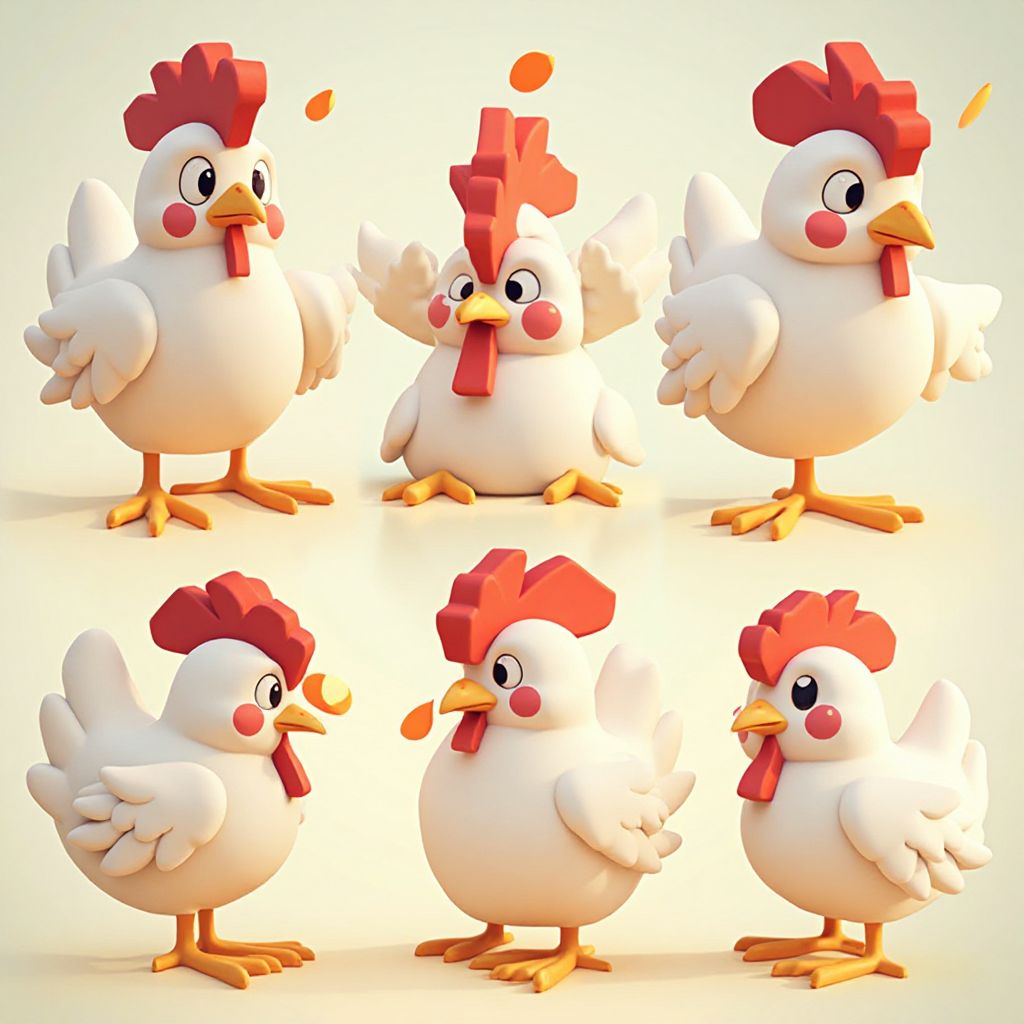 Chicken Character Design